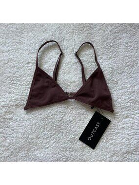 Outcast brown strappy bikini top